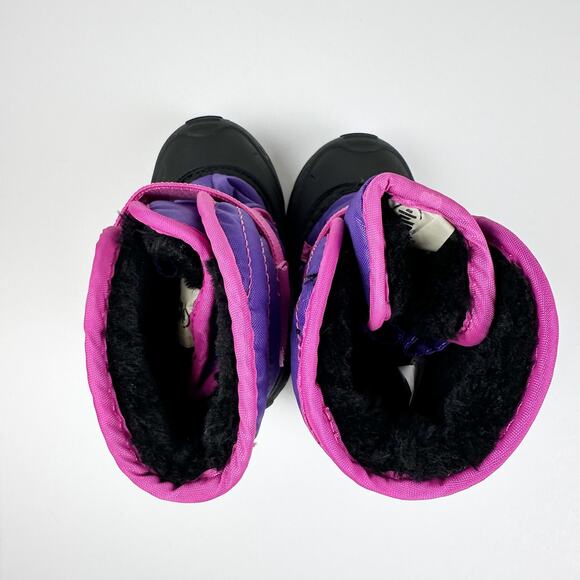 Kamik Snowybug Faux Fur Lined Waterproof Snow Boot Purple Baby US 5 EU 22 - Picture 8 of 10
